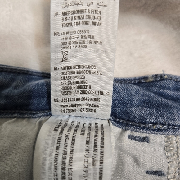 Hollister Womens Blue Jeans Suprr Skinny Low Rise Size 3S W26 L28 - Picture 8 of 16